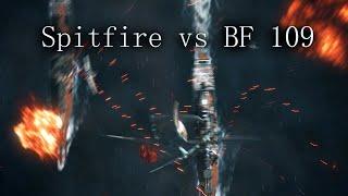 Spitfire vs BF 109 | Animation made in Blender / After Effects + VFX Breakdow  #cgi #vfx #3d #blende