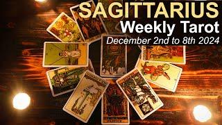 SAGITTARIUS WEEKLY TAROT READING "A GOLDEN GIFT; MAKING NECESSARY CHANGES" December 2nd to 8th 2024