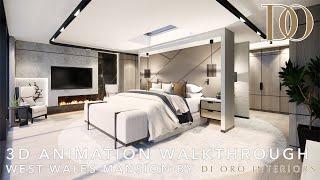 3D ANIMATION Walkthrough Video | West Wales Mansion by Di Oro Interiors