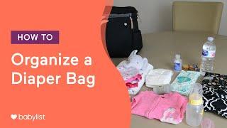 How to Organize a Diaper Bag - Babylist