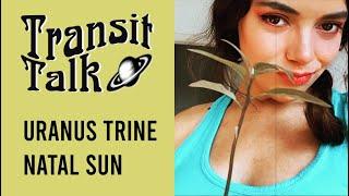 Transit Talk: Uranus Trine Natal Sun