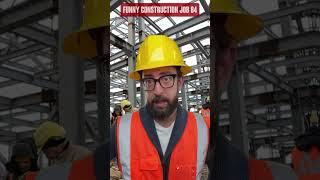 Funny construction job #construction #adamrose #adam #rose #day #work #fail #shorts #funnyvideo