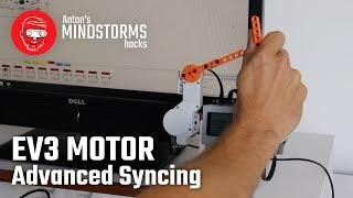 How to synchronise two LEGO MINDSTORMS EV3 motors with ev3-g programming