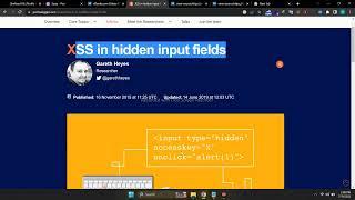 XSS on hidden input field || HackerOne || Bug Hunting