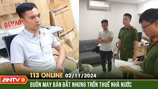 "Ông trùm” kinh doanh online lãi đậm trăm tỷ nhưng trốn thuế | Bản tin 113 online ngày 2/11 | ANTV