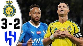 Ronaldo & Neymar  Al Nassr vs Al Hilal 3-2 | Extended Highlights & Goals - 2024 HD