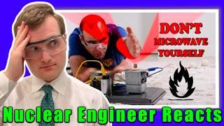 Can you microwave yourself? - Nuclear Engineer Reacts to ElectroBOOM