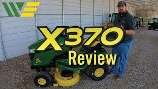 2022 John Deere X370 Mower Review & Walkaround