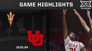 Arizona State vs. Utah Game Highlights | 2024-25 Big 12 Women’s Basketball