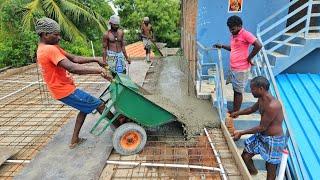 Construction Techniques of Roof Concrete_Reinforcement Building Roof Slab RCC Concrete