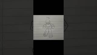 How to draw NOOB 01 friend!!! #robloxshorts #roblox #robloxart #art #robloxcharacter #robloxtrend