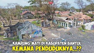 SEMUA WARGANYA PERGI  PULUHAN RUMAH TERBENGKALAI, KAMPUNG MATI DI PESISIR PANTAI