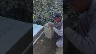 Skilled Marble Installation Watch the Transformation | Crafting Perfection Marble Work on Rooftops |