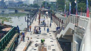 TODO ULI ANG GAWA!MGA BAGONG ARKO NA! COBBLESTONES HANGGANG HARAP NAGPAGANDA!PASIG RIVER ESPLANADE