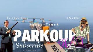 gta5  4k ps4 Heavy Truck Parkour on Giant Wheel | GTA V kala