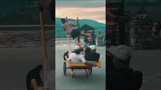Rickshaw Stunts 黃包車特技 #笑死方休 #funny  #shorts