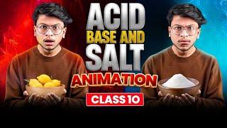 Acids Bases & Salts 1 SHOT- ANIMATION- Class 10 Science Chapter 2