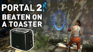 Beating Portal 2 on a Real Toaster