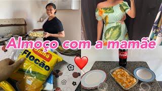 ALMOCEI COM MINHA MÃE | COMPRAS + ROTINA NOTURNA 