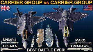 2027 US Carrier Group vs 2027 UK Carrier Group (Naval Battle 134) | DCS