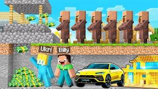 Wie Billy und Ukri REICHE Villager beklaut haben in Minecraft!