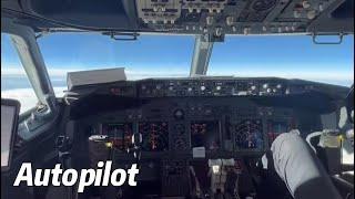 Turbulence with autopilot mode at 38,000 feet