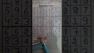 sudoku 7112 rajasthan patrika #maths #mathmatics #mathstricks #today #yt #sudoku #maths