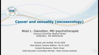 ISSM Cancer and Sexuality Oncosexuality