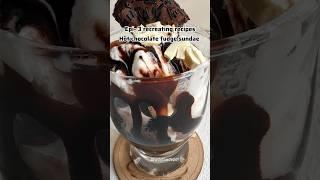 Hot chocolate fudge sundae recipe|classic ice cream parlour style hot chocolate fudge #dessert