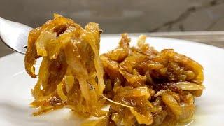 fast & easy Caramelized Onions | روش سریع و آسان برای درست کردن پیاز کاراملی