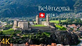 Bellinzona Swiss 4K walk| walking tour of Bellinzona| amazing walk in Switzerland |