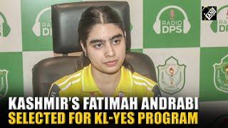 Pampore's Syed Fatimah Andrabi selected for prestigious KL-YES Exchange Program to USA