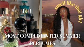 MOST COMPLIMENTED SUMMER PERFUMES 2024 | TOP 10 PERFUMES TO SMELL LIKE THAT GIRL