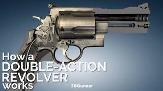 3D Animation: How a Double-Action Revolver works