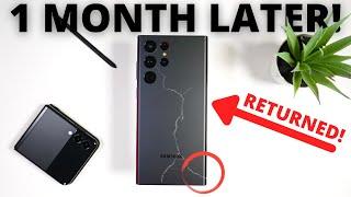 GALAXY S22 ULTRA: 1 MONTH LATER REVIEW !