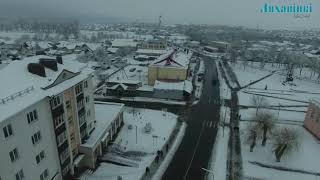 Наши Ляховичи в зимнем волшебстве. Полетаем над городом