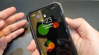 iPhone X 實機裝載美國 ELEMENT CASE REV超強化防摔殼產品展示