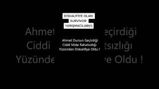 Diskalifiye olan Survivor yarışmacıları