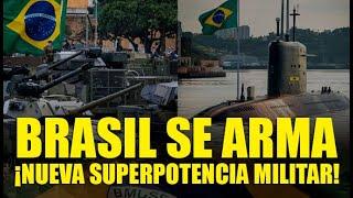  𝗧𝗘𝗡𝗦𝗜𝗢́𝗡 𝗠𝗨𝗡𝗗𝗜𝗔𝗟 | Brasil y los programas militares que lo harán una Superpotencia