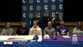 Canterbury's Hayes, Reed signs to play college baseball