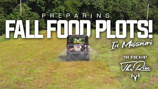 Prepping Fall Food Plots In MISSOURI!