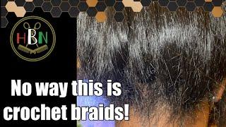 Undetectable Straight Crochet Braids