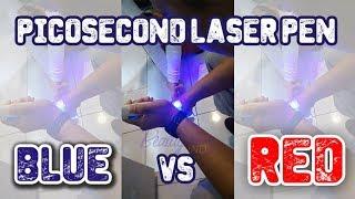 PICOSECOND LASER PEN BLUE VS RED - Beauty Channel IND