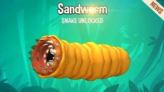 Snake Rivals - NEW SNAKE UNLOCKED Sandworm 