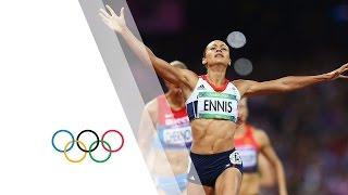 Jessica Ennis Seals Heptathlon Gold - London 2012 Olympics