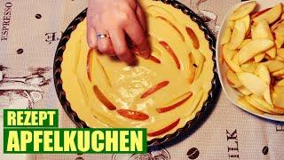 Apfelkuchen Rezept - einfach und schnell / Gleich ausprobieren! (2021)