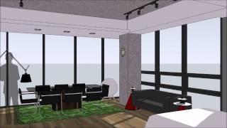 HJL STUDIO - The Residences @ Chungdam First Tower 3D Study (Suites 501~1201)