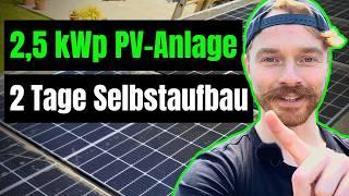 Unsichtbare PV-Anlage auf Garage selbst bauen