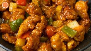 SWEET AND SOUR CHICKEN RECIPE | SWEET AND SOUR RESTAURANT STYLE | BETTER THAN TAKE OUT | GET COOKIN'