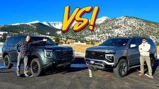 2025 Chevy Tahoe vs 2025 Nissan Armada: We DISAGREE Which One Is Better!